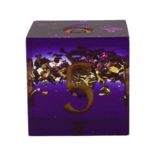 Old School Dice: Sharp Edged 7-Piece Dice Set - Royal Rumble