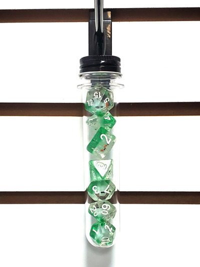 Old School 7 Piece DnD RPG Dice Set: Animal Kingdom - Duckling Pond - New