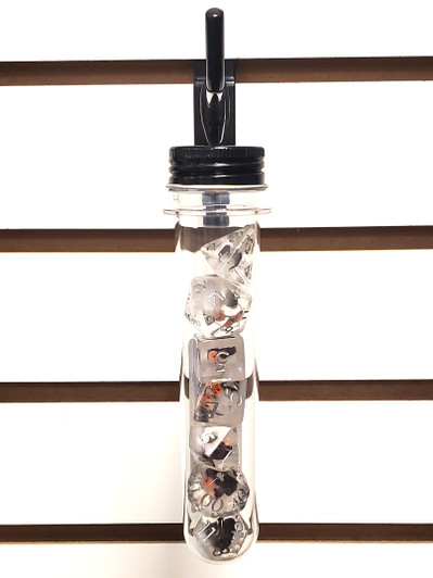 Old School 7 Piece DnD RPG Dice Set: Animal Kingdom - Brown Owl