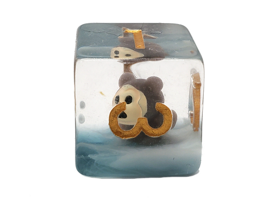 Old School 7 Piece DnD RPG Dice Set: Animal Kingdom - Monkey Shines