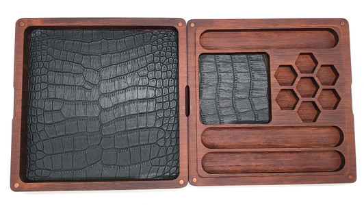 Old School Dice: Ultimate Player's Vault - Dark Brown