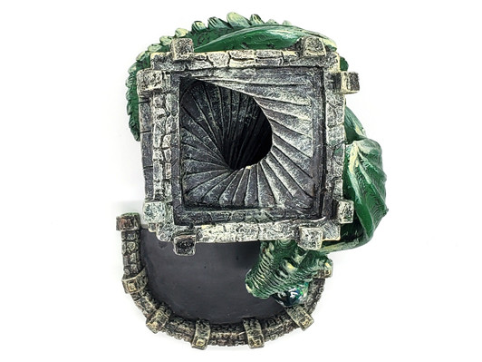 Old School Dice: Dragon's Fury Dice Tower - Green Dragon