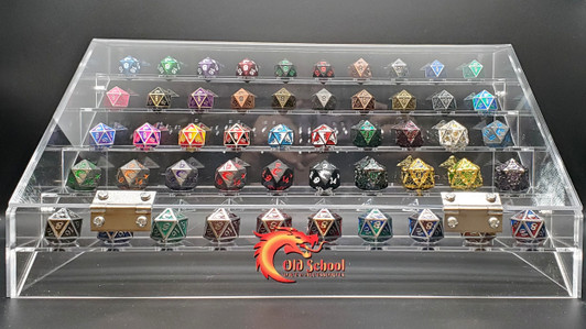Old School Dice: Tabletop D20 Bundle w/ Display