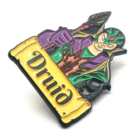 Old School Dice: Collectible Pins - Druid