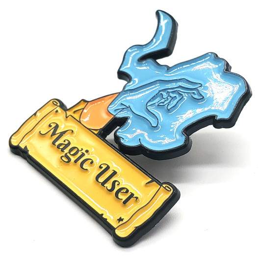 Old School Dice: Collectible Pins - Magic User