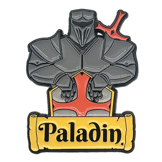 Old School Dice: Collectible Pins - Paladin