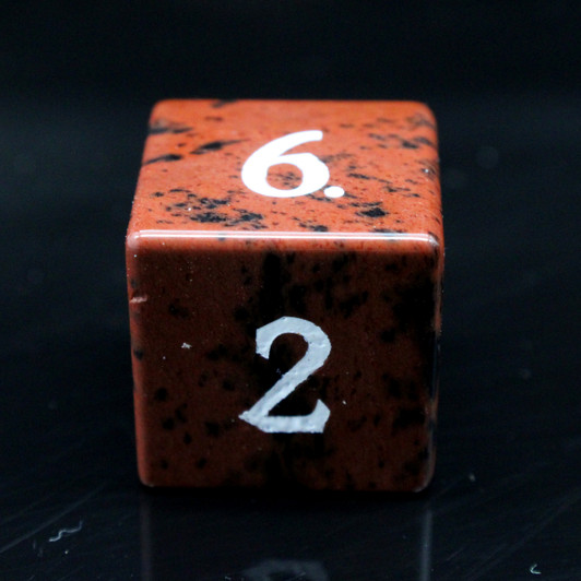 Old School Dice: Gemstone 7-Piece Set - Golden Swan