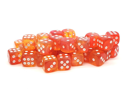 Old School 36ct 12mm D6 Dice Set: Galaxy - Exploding Sun