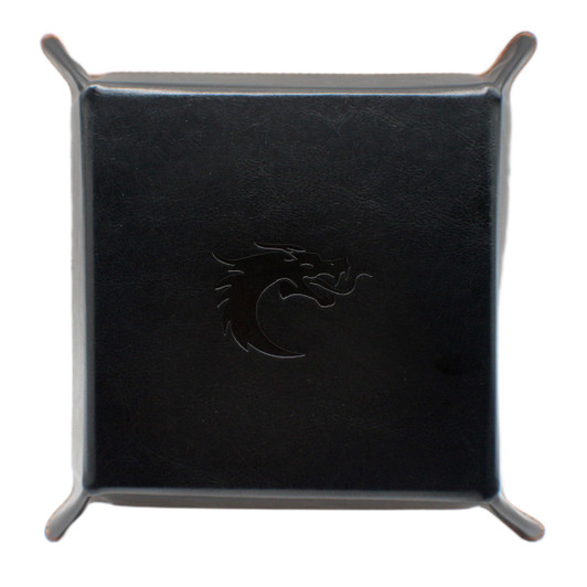 Old School Dice: Square Rolling Tray - Brown - New