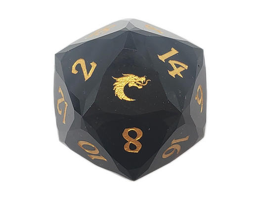Old School Dice: Gemstone 7-Piece Set - Diamond Cut - Nightfall Aurora