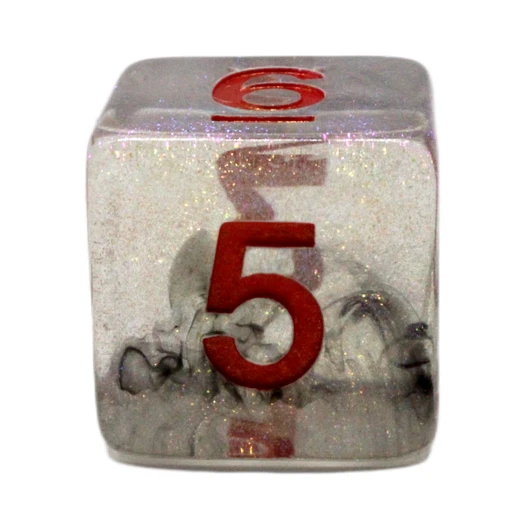 Old School 7 Piece DnD RPG Dice Set: Luminous - Radiant Stars