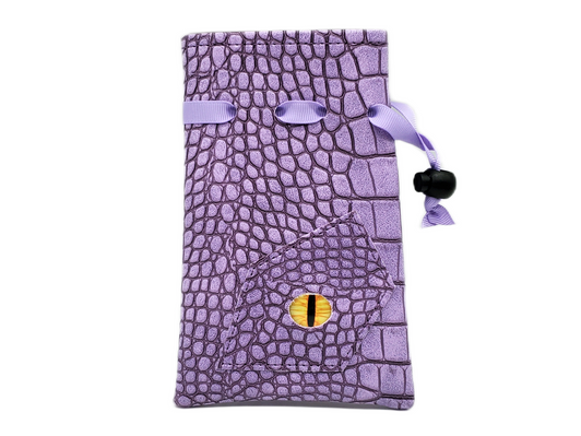 Old School Dice: Dragon Eye Dice Bag - Amethyst Dragon