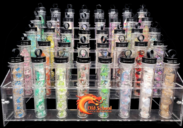 Old School Dice - Premium Acrylic/Resin Bundle - Refill (No Display)