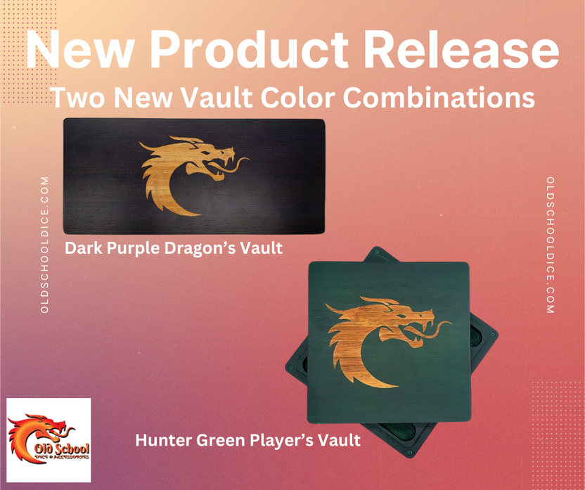 New Product Release - Two New Vault Color Combinations