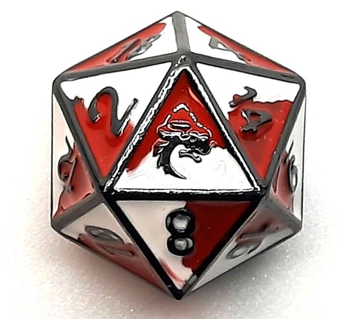 Metal D20 Dice Released! Old School Dice & Accessories