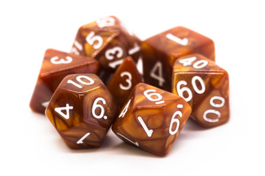 15 Pieces Complete Polyhedral DND Dice Set D3-D100 Spherical D&D Dice Set D100 e
