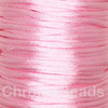 Pastel Pink 2mm satin rattail cord