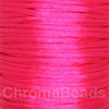 Hot Pink 2mm Satin Rattail Cord