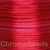 Dark Red 2mm Satin Rattail Cord