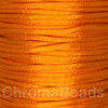 Orange 2mm satin rattail cord