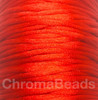 Reel of Nylon Cord (Rattail) - Scarlet (Red), approx 225m