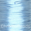 2x Reels of Nylon Cord (Rattail) - Ice Blue, approx 45m each