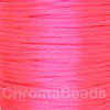 2x Reels of Nylon Cord (Rattail) - Bubblegum Pink, approx 45m each