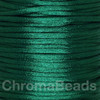 Reel of Nylon Cord (Rattail) - Forest Green, approx 90m