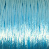 Reel of Nylon Cord (Rattail) - Baby Blue, approx 90m
