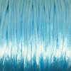 Reel of Nylon Cord (Rattail) - Baby Blue, approx 45m