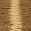 Reel of Nylon cord (Rattail) - Wheat, approx 72m