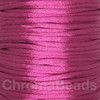 2x Reels of Nylon Cord (Rattail) - Cerise, approx 45m each