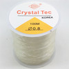 0.7mm Crystal Tec elastic thread, 100m wholesale reel - clear