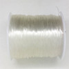 0.7mm Crystal Tec elastic thread, 100m wholesale reel - clear