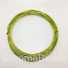10m Aluminium Wire, 1.0mm thick - Lime Green