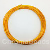 10m Aluminium Wire, 1.0mm thick - Light Orange