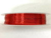 Roll of Copper Wire, 0.2mm thickness, RED colour, approx 35m length