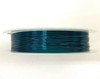 Roll of Copper Wire, 0.3mm thickness, PETROL colour, approx 26m length
