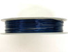 Roll of Copper Wire, 0.4mm thickness, DEEP BLUE colour, approx 10m length