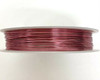 Roll of Copper Wire, 0.6mm thickness, MID PINK colour, approx 6m length