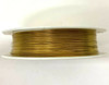 Roll of Copper Wire, 0.6mm thickness, OLD GOLD colour, approx 6m length