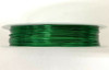 Roll of Copper Wire, 1.0mm thickness, GREEN colour, approx 2.5m length