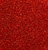 Red Transparent 11/0 seed beads