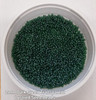 Dark Green Transparent Lustered 11/0 seed beads