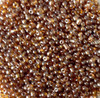 Brown Transparent Lustered 11/0 seed beads