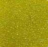 Yellow Transparent Lustered 11/0 seed beads