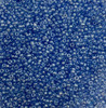 Mid Blue Transparent Lustered 11/0 seed beads