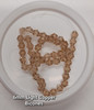 Strand of glass bicone beads - approx 6mm, Light Copper, approx 50 beads