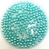 Turquoise 3mm Glass Pearls