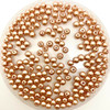 Caramel 3mm Glass Pearls